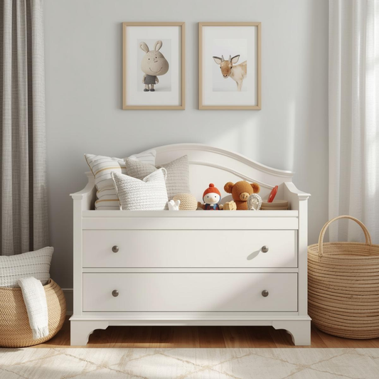 Kids Storage Bench with Drawers